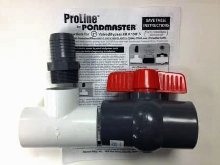 Valved Bypass Kit for Pondmaster Filters | Pressurized Filter Parts